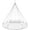 White, variant on 56" Hanging Swing Nest Double Hammock Daybed Saucer Lounger Chair with Pillow, Sturdy 264lbs Capacity, Indoor Outdoor Travel White