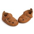 thumbnail image 6 of IROINNID Infant Baby's Summer Casual Shoes PU Leather Soft Bottom Non-slip Pull On Breathable Shoes, Size 0-15M, 6 of 7