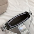 thumbnail image 3 of Bolso de hombro Bolsos de mujer Cuero de PU brillante Bolsos de moda para axilas Plata Sywqhk Para Estrenar, 3 of 9