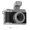 Black, variant on BQBQERT Everyday Use Mini Camera Keychain Retro Build In Flash 1080P High Definition