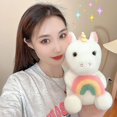 thumbnail image 3 of Liangnv Peluches de Unicornio de Peluche, Juguetes, muñecos de Peluche, Regalos para niños, 10 Pulgadas (Blanco), 3 of 5