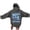 Dark Gray, variant on NinXxx Women's Letter Graphic Drawstring Hoodie Long Sleeve Pullover Red XXL