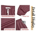 thumbnail image 5 of Fantaslook Casual Womens Sweatpants Lounge Travel Pants Elastic Waist Drawstring Joggers with Pockets Athletic Outfits, 5 of 9