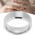 thumbnail image 4 of Anillo Elegante Anillo De Hombre Anillo De Joyería De Los Hombres Anillo Elegante Simple Fiesta De Acero De Tungsteno Anillo Elegante Accesorio De La Joyería Del Dedo GiftSteel Ccdes Otros, 4 of 8