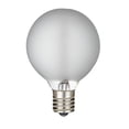 thumbnail image 3 of RetroGlo Satin Warm White G40 LED Globe Bulbs 25-Pack, Frosted Glass Bulbs, E12 Candelabra Base, 30,000 Hour Life, Indoor/Outdoor Rated, 3 of 4