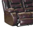 thumbnail image 3 of Reclining Sofa with Pull Tab Reclining Motion Mocha Brown, 3 of 5