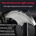 thumbnail image 4 of Clignotant de Vélo Étanche avec Télécommande pour Cyclisme de Nuit, 4 of 9