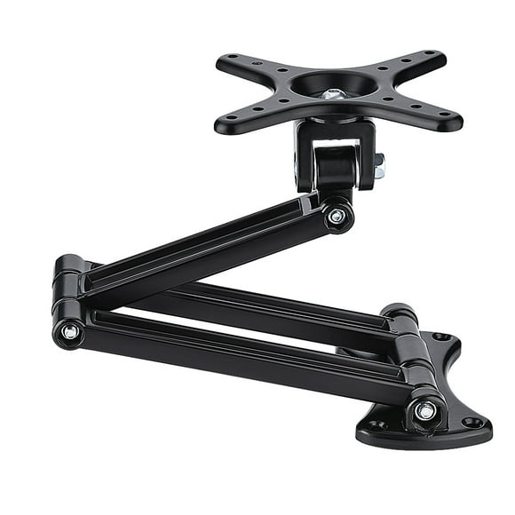 Qiilu Wall Bracket Tilting Swivel Mount Stand Holder for 10-27 Inch Flat TV LED LCD Screen, tv bracket swivel, led screen mount