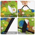 thumbnail image 6 of Rooster and Daisy Green Pattern Teens Toddler Nap Mat with Pillow, Sleeping Mat Bag for Preschool Daycare 59"x22", 6 of 6