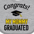 thumbnail image 4 of Inktastic Congrats My Mommy Graduated with Cap Boys or Girls Baby Bib, 4 of 4