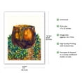 thumbnail image 2 of Island Heirlooms - Hawaiian Koa Wood Bowl Lauhala Mat Ti Leaf Lei - From an Original Hawaii Watercolor Painting by Peggy Chun - Bamboo Fine Art 290gsm Paper (Unframed) 17x22in, 2 of 4