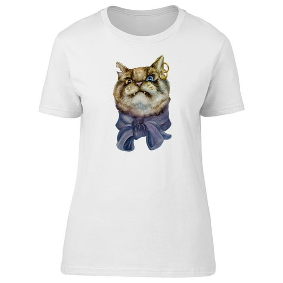 Angry Pirate Cat T-Shirt Men -Image by Shutterstock, Male Small