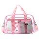 thumbnail image 5 of Bolsa de lona transparente de PVC, portátil, para deportes, ideal para festivales de música y otros eventos deportivos. Rosa, 5 of 8