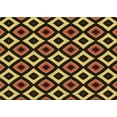 thumbnail image 1 of Ahgly Company Machine Washable Indoor Rectangle Transitional Black Brown Area Rugs, 6' x 9', 1 of 7