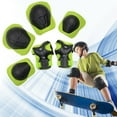 thumbnail image 2 of Somnr Knee Pads for Kids,Kids Protective Gear Set with Child Kids Knee and Elbow Pads & Wrist Guards 3 in 1 for Biking Skateboard Scooter Rollerblading Skating Cycling, 2 of 6
