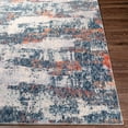 thumbnail image 5 of Mark&Day Area Rugs, 2x3 Liessel Modern Denim Marble Area Rug, Blue Cream Orange Carpet for Living Room, Bedroom or Kitchen (2' x 3'), 5 of 6