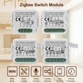 thumbnail image 2 of Módulo interruptor de luz yuxing Tuya ZigBee 3.0 4 canales blanco, 2 of 5