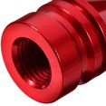 thumbnail image 3 of IDEANATEGRATE 4Ud Tapones De Para Neumáticos En Aluminio Rojo Para Accesorios De Carro, 3 of 6