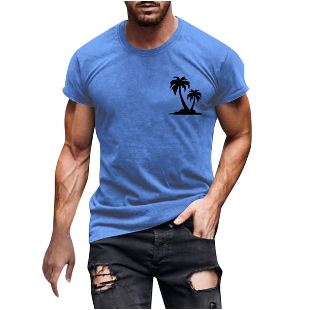 Camisas de Manga Larga para Hombres Casual Impreso Cuello Girado Abajo, Lado Dividido Botón Abajo Blusa para Al Aire Libre, Diario Y Primavera Verano