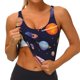 thumbnail image 3 of Balery Space Planet Sujetadores deportivos con espalda cruzada para mujer, acolchados, sin costuras, de alto impacto, ideales para yoga, gimnasio, entrenamiento y fitness.-Small, 3 of 7