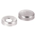 thumbnail image 1 of Rok Hardware - Juego de 10 tapas de rosca de metal avellanado de 15/32 pulgadas (12 mm) para tamaño, 1 of 3