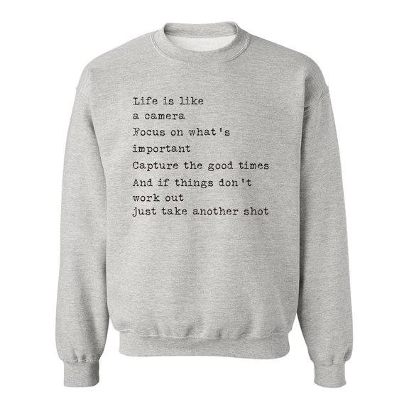 Cool Quote Sweatshirt Men -Image by Shutterstock, Male XX-Large