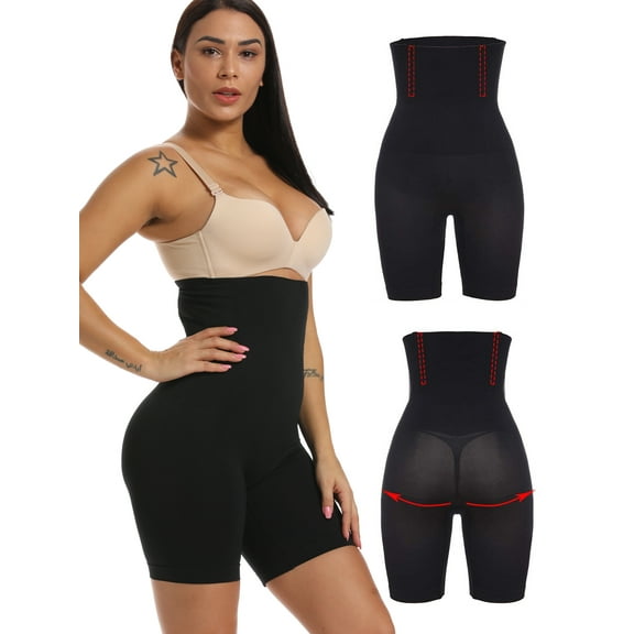 Women's Shapewear Shorts High Waist Tummy Control Body Shaper Thigh Slimmer Slimming Panties