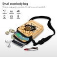 thumbnail image 6 of HELLHERO (Bag Only) Adjustable Crossbody Bag Polyester, Trendy Sling Bag, Leopard Star Pattern, 6 of 6