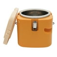 thumbnail image 6 of 2.5 Gallon Portable Commercial Insulated Food Container Catering Box w/ Lid Yellow, 6 of 7