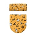 thumbnail image 5 of HELLHERO Halloween Icons Cover Pack of 2 Stretch Bathroom Toilet Cover Set with Elastic Bottom for Elastic Edge, 5 of 8