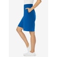 thumbnail image 4 of Woman Within Plus Size Elastic-Waist Knit Short, 4 of 6