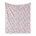 thumbnail image 1 of Stars Soft Flannel Fleece Throw Blanket, Watercolor Colorful Stars with Various Designs Dots Stripes Doodle Pattern, Cozy Plush for Indoor and Outdoor Use, 70" x 90", Multicolor, by Ambesonne, 1 of 6