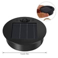 thumbnail image 4 of Tapa de Linterna de Panel Solar LED Superior de Repuesto de Luz Solar de 4 Piezas para Linternas Colgantes Al Aire Libre IP65 A Prueba de Agua, 4 of 7