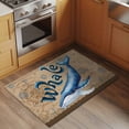thumbnail image 2 of Vintage Whale Entryway Rug 2'x3'&nbsp; Non Slip Front Door Mats, Brown Nautical Anchor Bubbles Coastal Entrance Rugs Indoor Outdoor Carpet, Washable Floor Mats Small Area Rug for Bedroom Kitchen, 2 of 8
