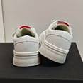 thumbnail image 4 of Kids Sneakers Boys Girls Fashion Color Block Hook and Loop Flat Walking Shoes Casual Slip on Running Athletic Shoes White 11 Little Kid, 4 of 6