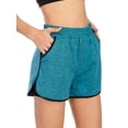 thumbnail image 6 of FUTATA 2 In 1 Women's Quick Dry Yoga Shorts, Gym Workout Running Jogging Sportswear Sports Shorts, High Waist Design Yoga Shorts Elastic Waist With Pockets, 6 of 7