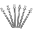 thumbnail image 1 of Homoyoyo 6Ud Tornillos De Tensión Para Batería Plateados Repuestos Para Accesorios De Instrumento Musical, 1 of 8