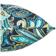 thumbnail image 3 of Pillow Perfect 543703 Pretty Paisley Navy Rectangular Throw Pillow (Set of 2), 3 of 5