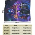 thumbnail image 3 of Descendants 3 Couvertures en Microfibre Extra Douce Couverture Moelleuse et Confortable pour Canapé Lit, 3 of 5