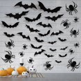 thumbnail image 5 of 60/120Pcs Halloween Wall Stickers Realistic 3D Scary Bat Spider Stickers DIY Wall Window Door Decals Halloween Party Supplies, 5 of 5