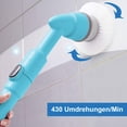 thumbnail image 2 of Cepillo de limpieza eléctrico universal - 6 piezas - Electrónico con 430 RPM - Cocina, baño y presupuesto - 3000 cerdas de limpieza JAMW Sencillez, 2 of 5