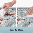 thumbnail image 6 of Boho Kitchen Rugs Anti Fatigue Kitchen Mats Cushioned, Non Slip Rubber Kitchen Floor Mats for Standing, 17\u201dx30\u201d Aqua Kitchen Sink Rug Waterproof for Kitchen Floor, Office, Laundry, 6 of 6