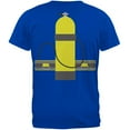 thumbnail image 2 of Halloween Marine Biologist Scuba Diver Costume Mens Soft T Shirt Royal X-LG, 2 of 2