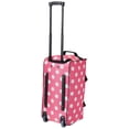 thumbnail image 2 of Bolsa de viaje con ruedas Rockland PINKDOT 22 con ruedas extragrandes, 2 of 7