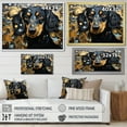 thumbnail image 4 of Designart "Portrait Of A Playful Dachshund II" Animals Dog Floater Framed Wall Art Prints, 4 of 5
