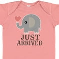 thumbnail image 4 of Inktastic Just Arrived Baby Elephant Boys or Girls Baby Bodysuit, 4 of 5