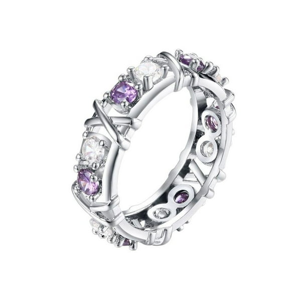 Guardurnaity Anillo de mujer brillante decorativo nudillo joyería elegante exquisita decoración de mano fiesta vacaciones accesorio informal Ropa, zapatos y accesorios Miscelánea Talla 9 Guardurnaity AP017307-05