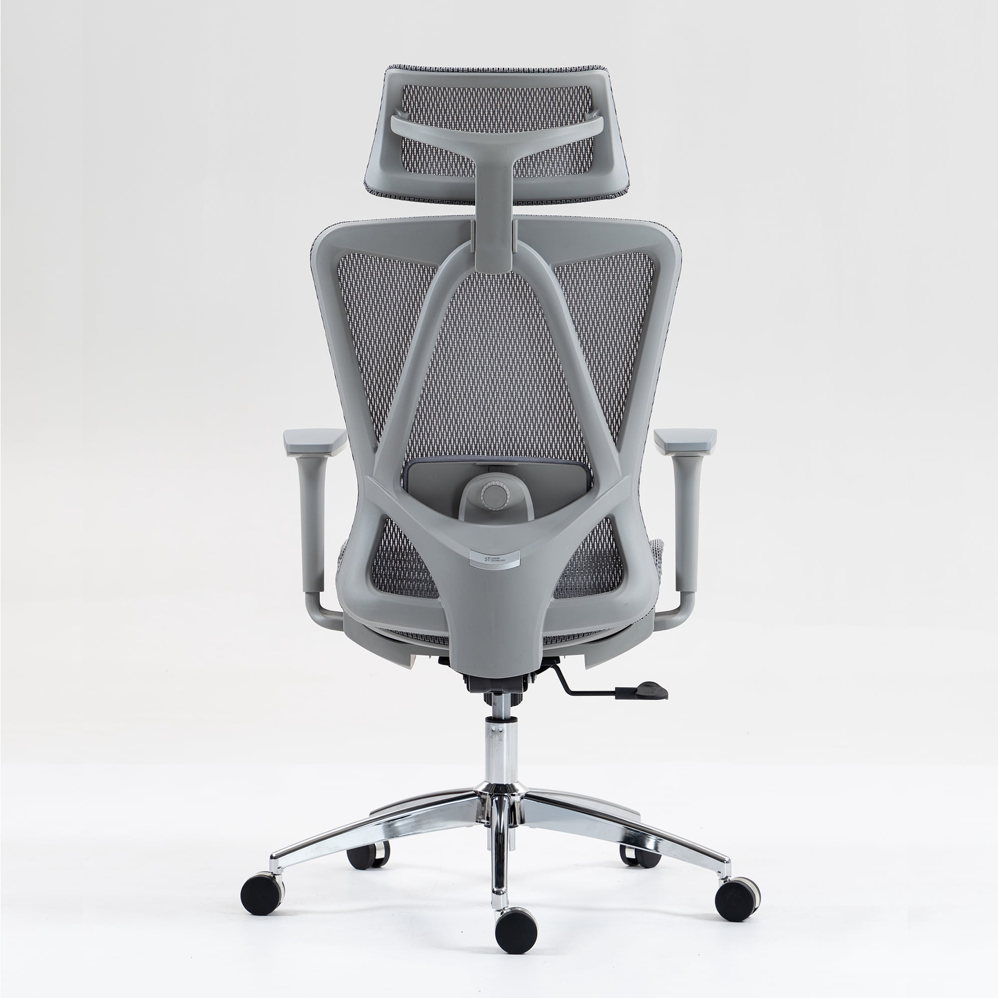 KOSSMAI Home Office High Back Ergonomic Swivel Mesh Computer Desk Chair with Flip-up Arms Grey
