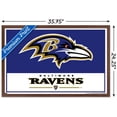 thumbnail image 2 of NFL Baltimore Ravens - Logo 21 Wall Poster, 22.375" x 34" Framed, 2 of 4