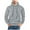 Gray, variant on Mens Hoodies Pullover Casaul Long Sleeve Drawstring Waffle Knit Hooded Sweatshirt with Kanga Pocket Black L